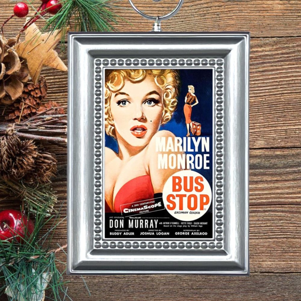 Marilyn Monroe Bus Stop Poster‎ Movie Memorabilia Christmas Tree Ornament